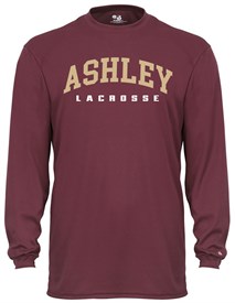 Ashley Lacrosse Long Sleeve Performance T-Shirt - Order due Monday, February 20, 2023